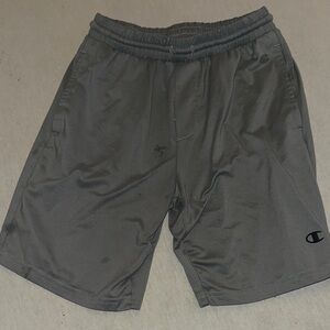 Kids Size Medium Champion Dark Gray Athletic Shorts